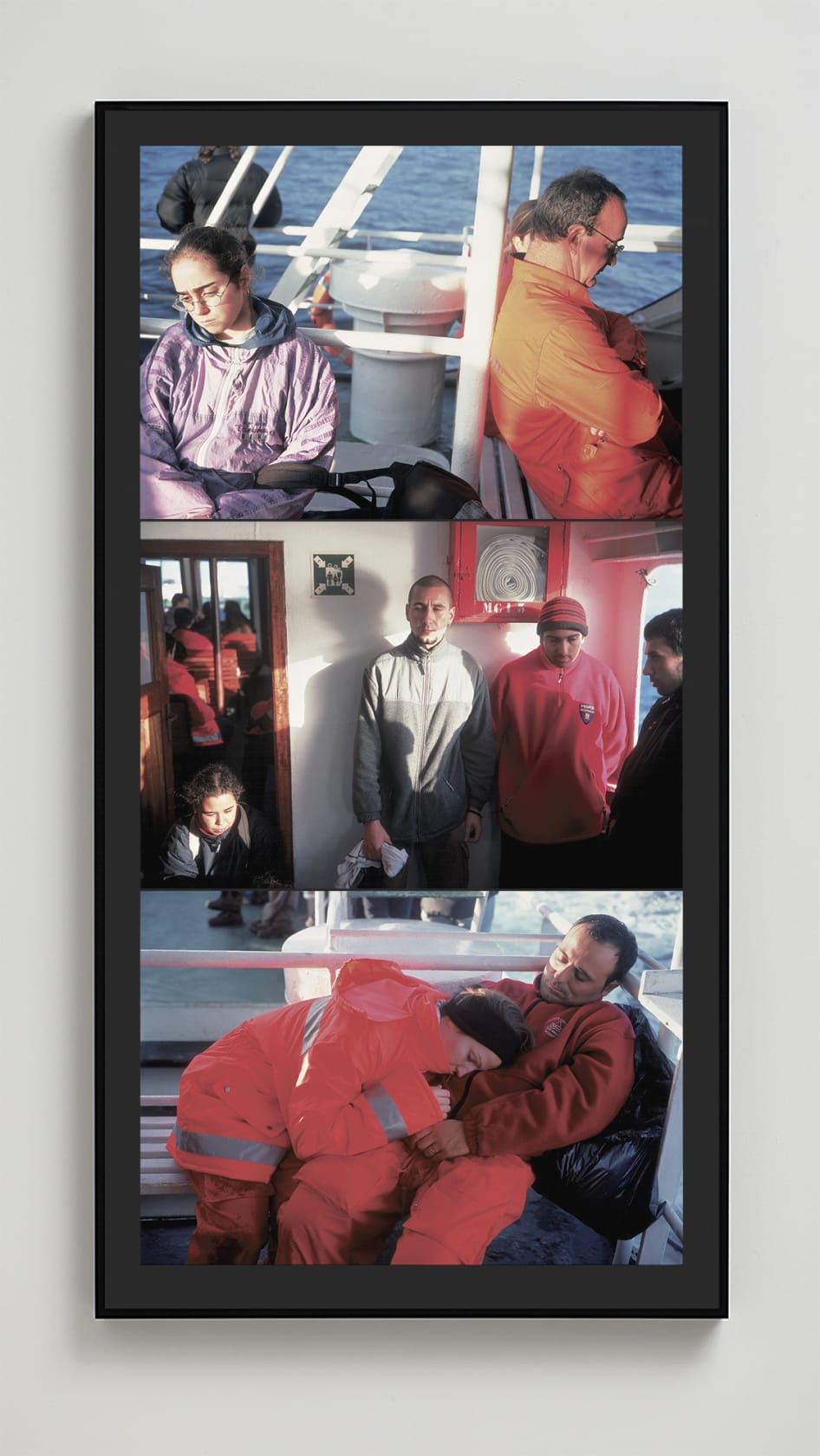 Allan Sekula Exhausted volunteers (en route from Isla de Ons, 12/19/02), 2002