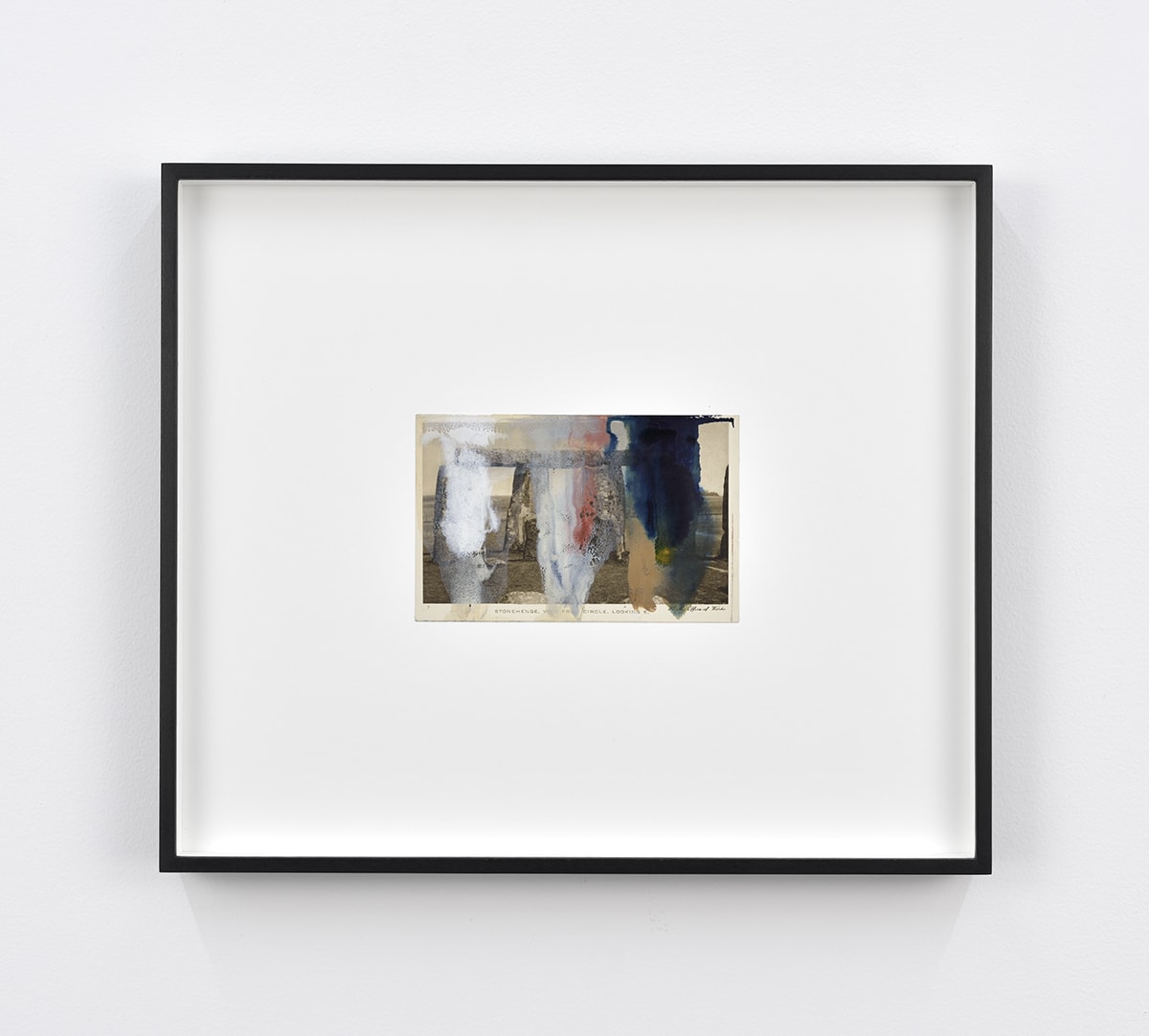 Tacita Dean Found Postcard Monoprint (Stonehenge Looking East), 2018