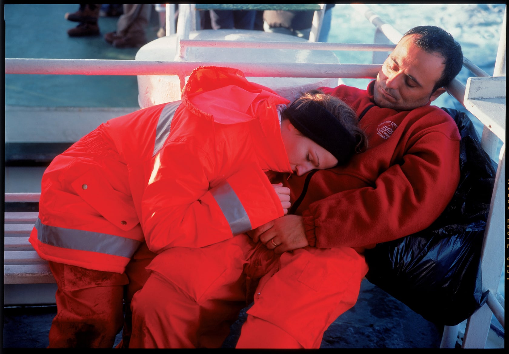 Allan Sekula Exhausted volunteers (en route from Isla de Ons, 12/19/02), 2002