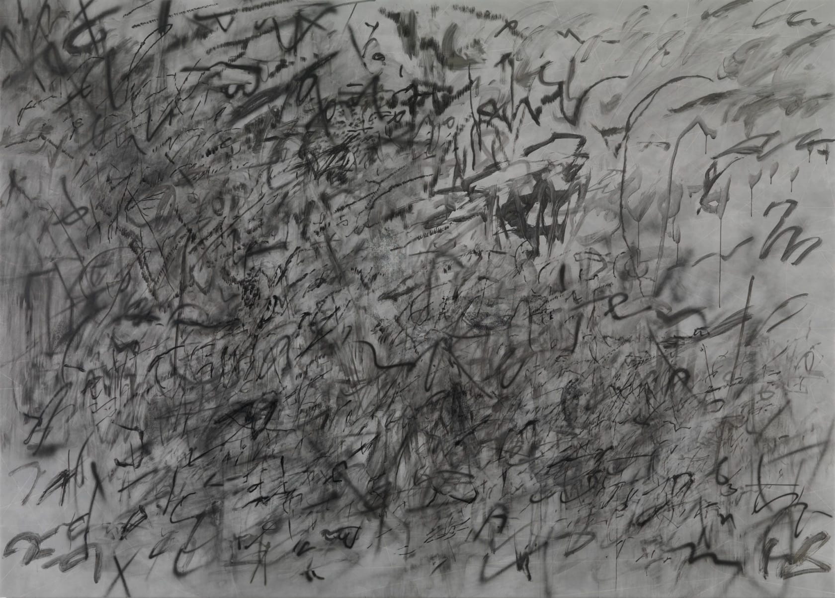 Julie Mehretu, Invisible Sun (algorithm 5, second letter form), 2014