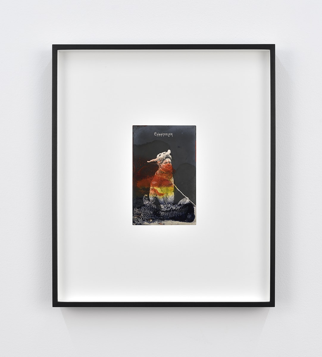 Tacita Dean Found Postcard Monoprint (Chantecler), 2018