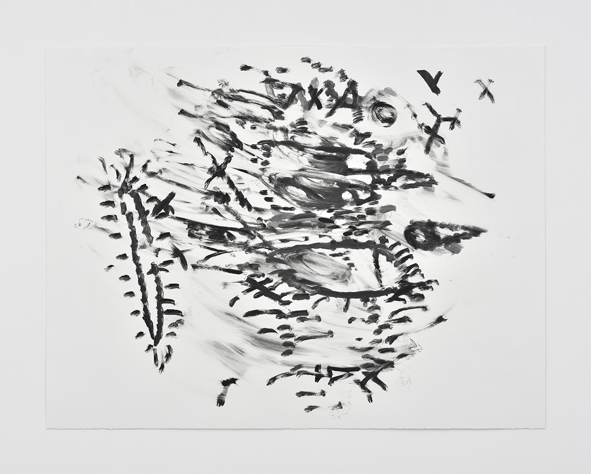 Julie Mehretu Monotype #3, 2018