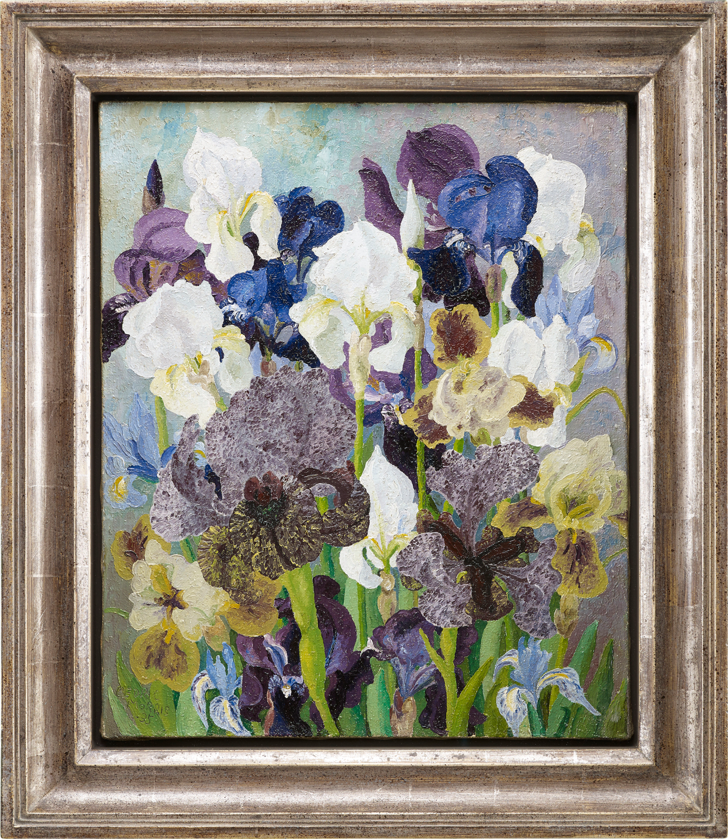 Signed lower left 'Cedric Morris/35' Oil on canvas 25 3/4 x 21 1/4 in (65 x 54 cm)