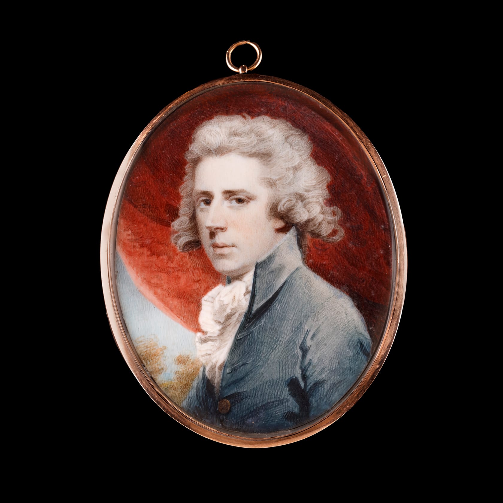 Charles Shirreff Richard Brinsley Sheridan 1751 1816 Wearing A Steel Grey Coat With A White Waistcoat And Stock Philip Mould Company