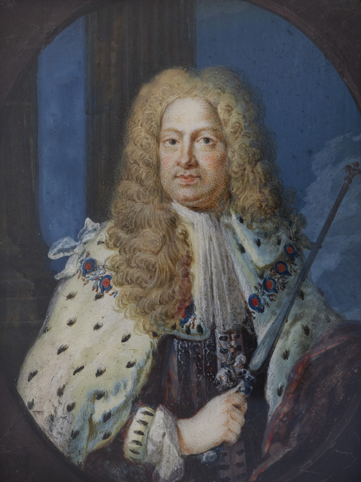 Bernard Lens 1682 1740 King George I 1660 1727 Wearing