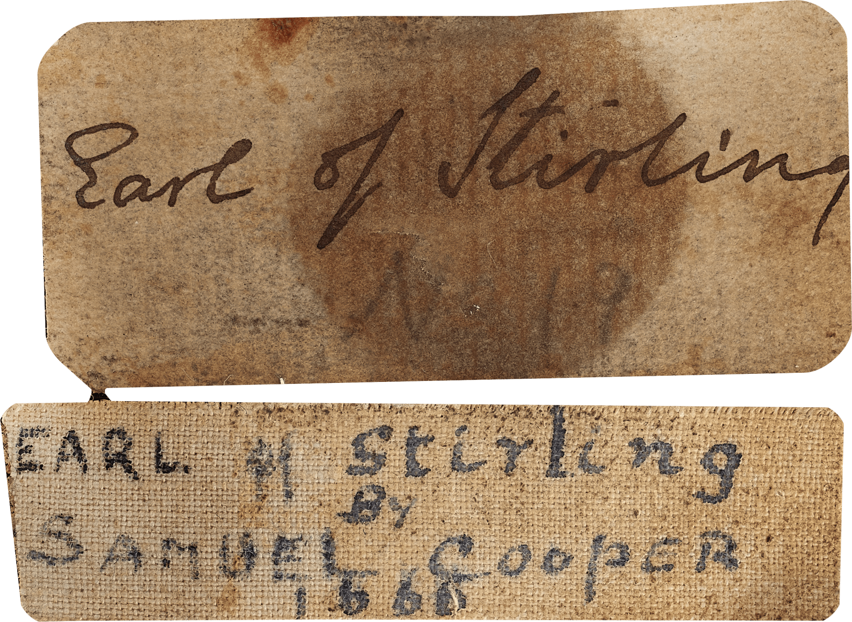 Signed with monogram ‘SC’ Watercolour on vellum Oval, 2 ⅜ in (68 mm) high