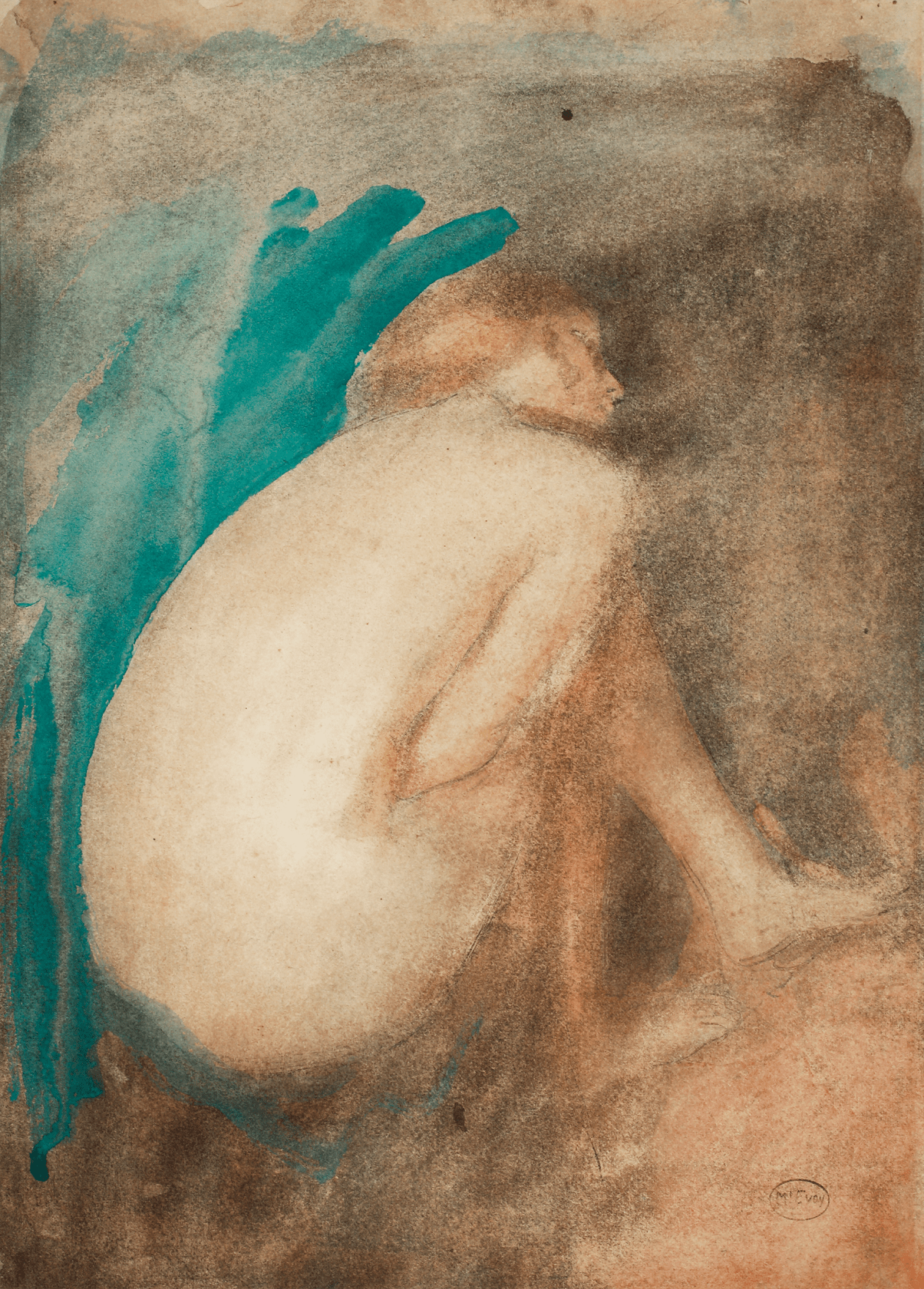 Watercolour and pencil on paper 14¾ x 10¾ in (37 x 27 cm)