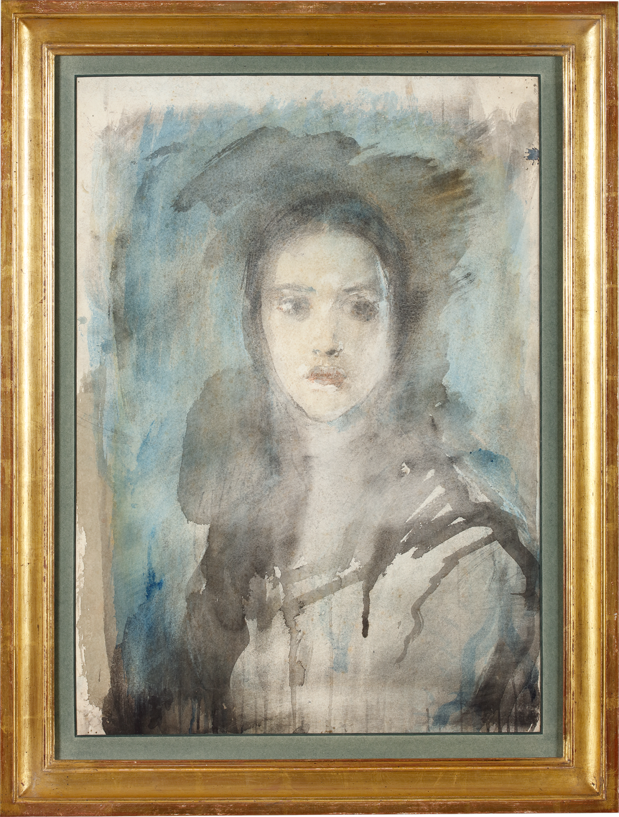 Pencil and Watercolour 18 1/2 x 13 1/4 ins, 47 x 34cm