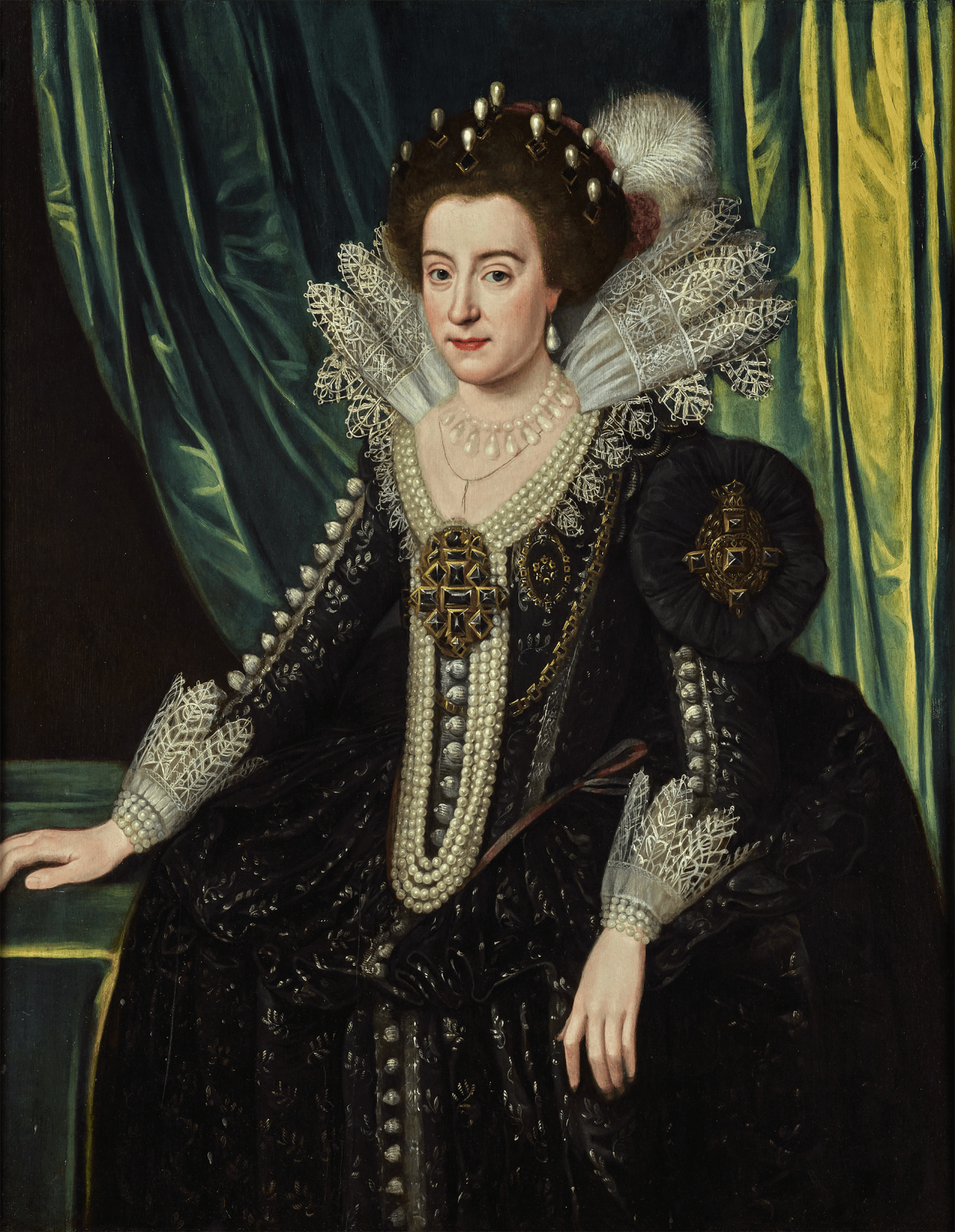 Studio Of Michiel Jansz Van Miereveld 1567 1641 Elizabeth Of Bohemia The Winter Queen 1596 1662 Philip Mould Company