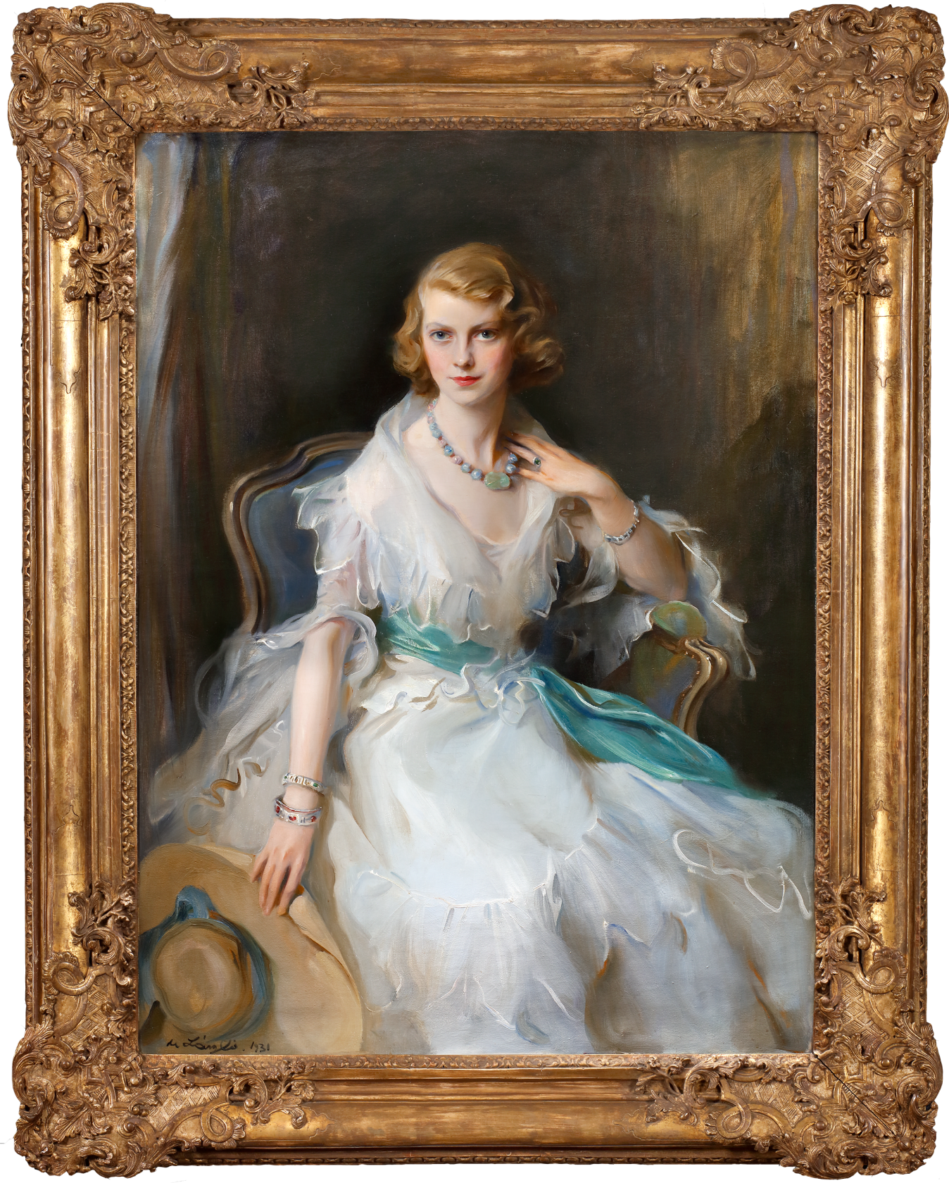 Signed 'de Laszlo' and dated lower left Oil on canvas 52 1/2 x 36 in (133.3 x 91.4 cm)