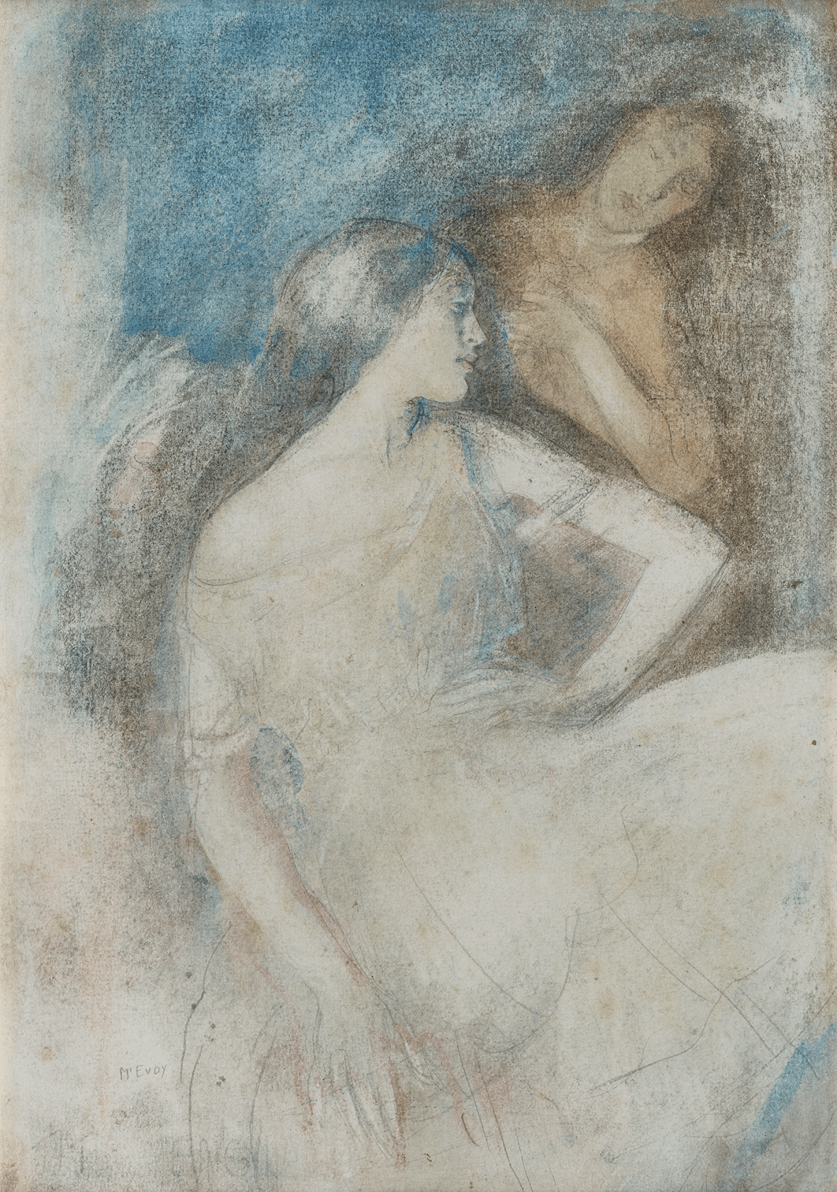 Signed lower left Watercolour and pencil on paper 15 x 10¼ in (38 x 26.5 cm)