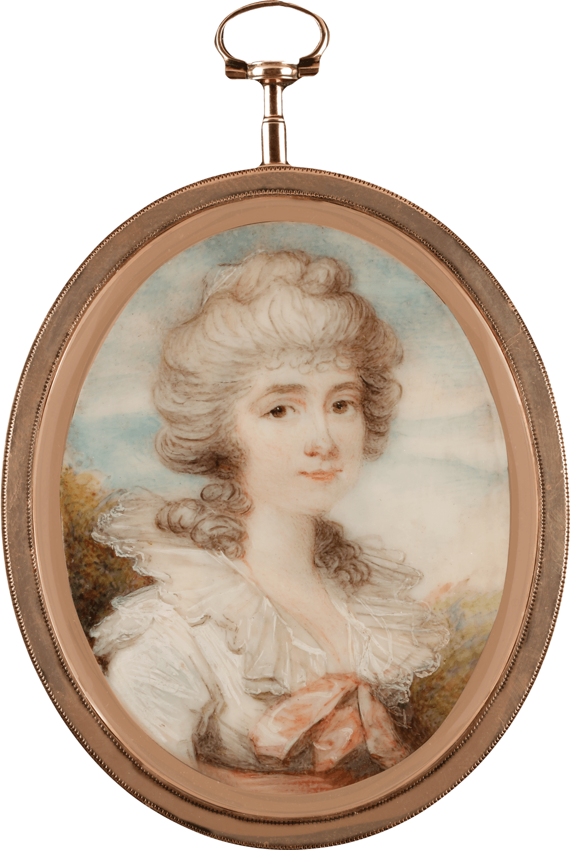 Oval, 2 1/8 in (54 mm) high