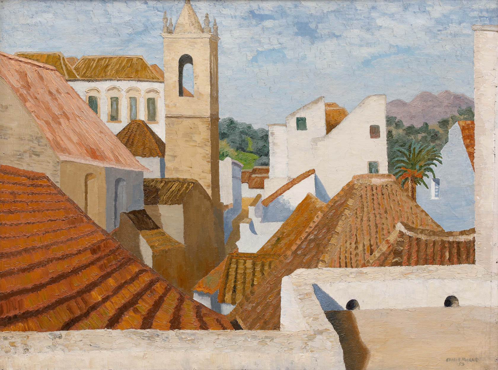 Signed and dated 'Cedric Morris/ 59' lower-right Oil on canvas 29 7/8 x 40 in (76 x 101.5 cm)