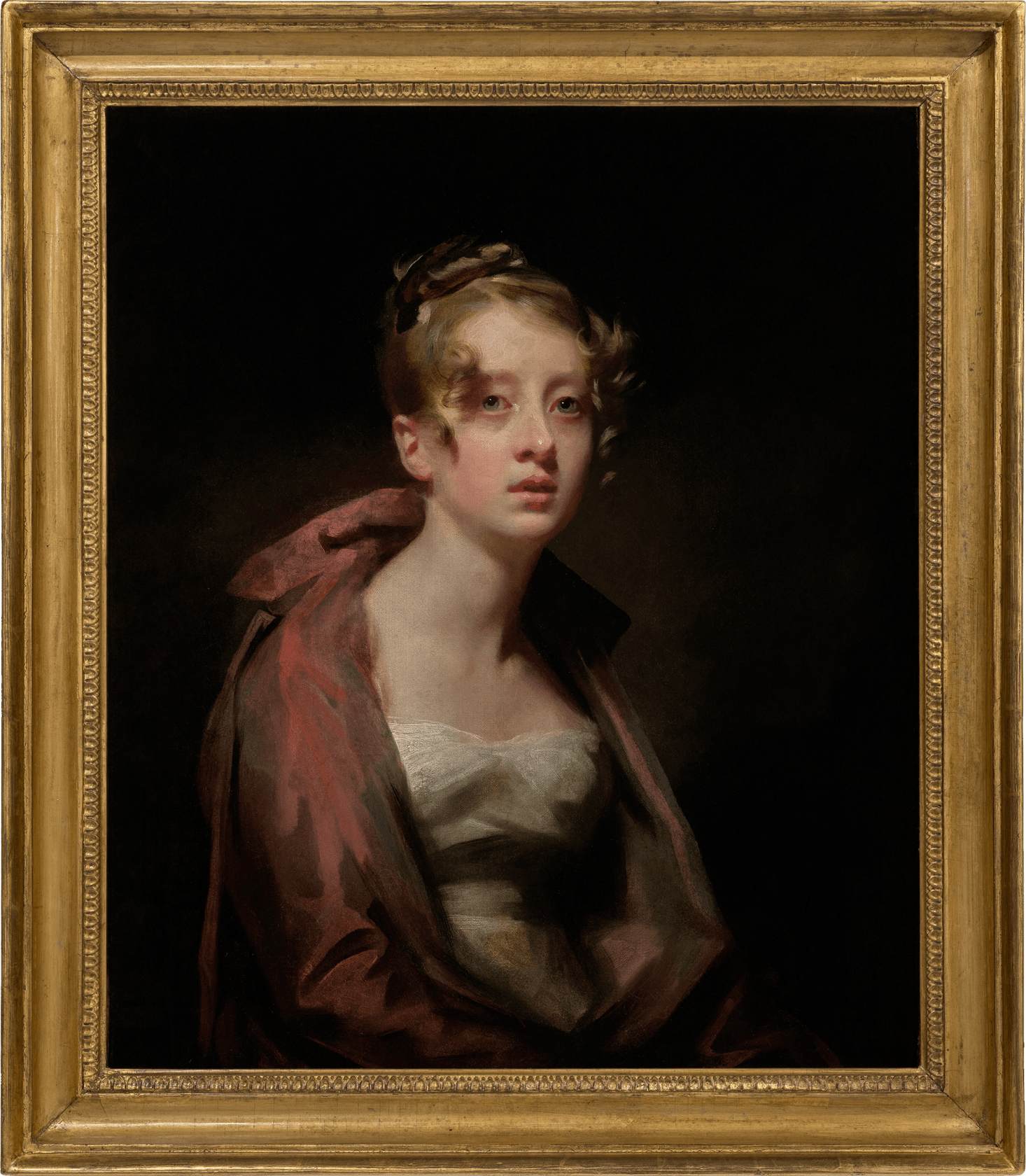Oil on canvas  30 1/4 x 25 in. (76.8 x 63.5 cm)