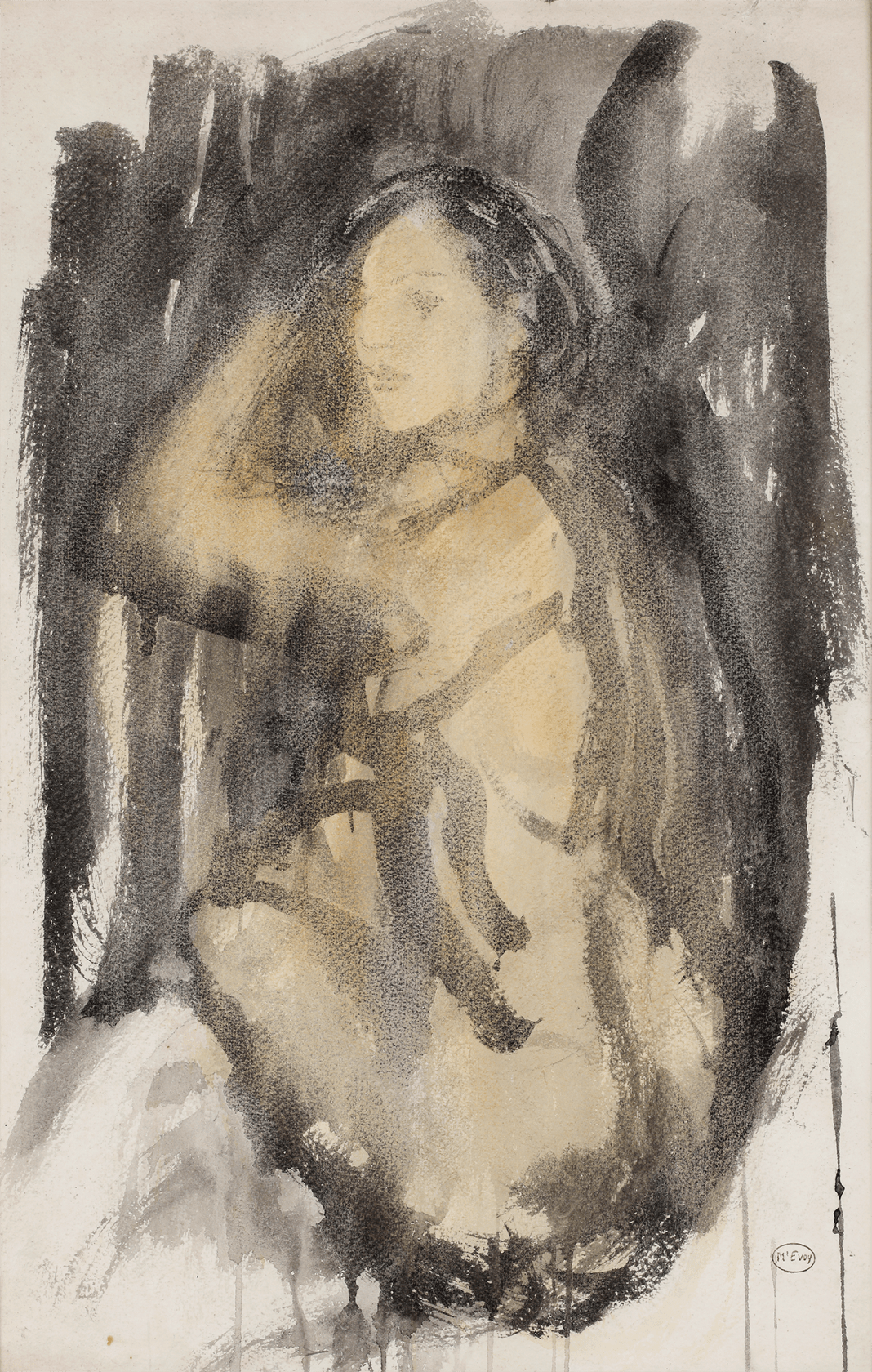 Watercolour on paper 21 x 14¼ in (53 x 36 cm)
