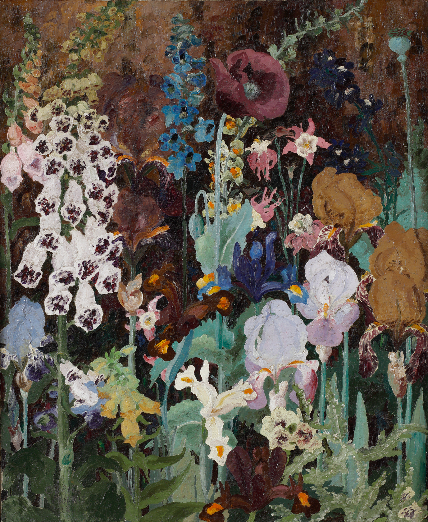 Signed and dated 'CEDRIC MORRIS 32' lower left Oil on canvas 28½ x 24⅛ in (72.5 x 61 cm)