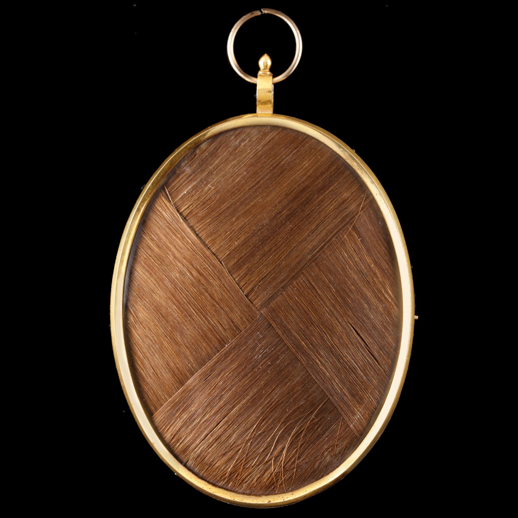 Watercolour on ivory Oval, 3 3/8 (85 mm) high