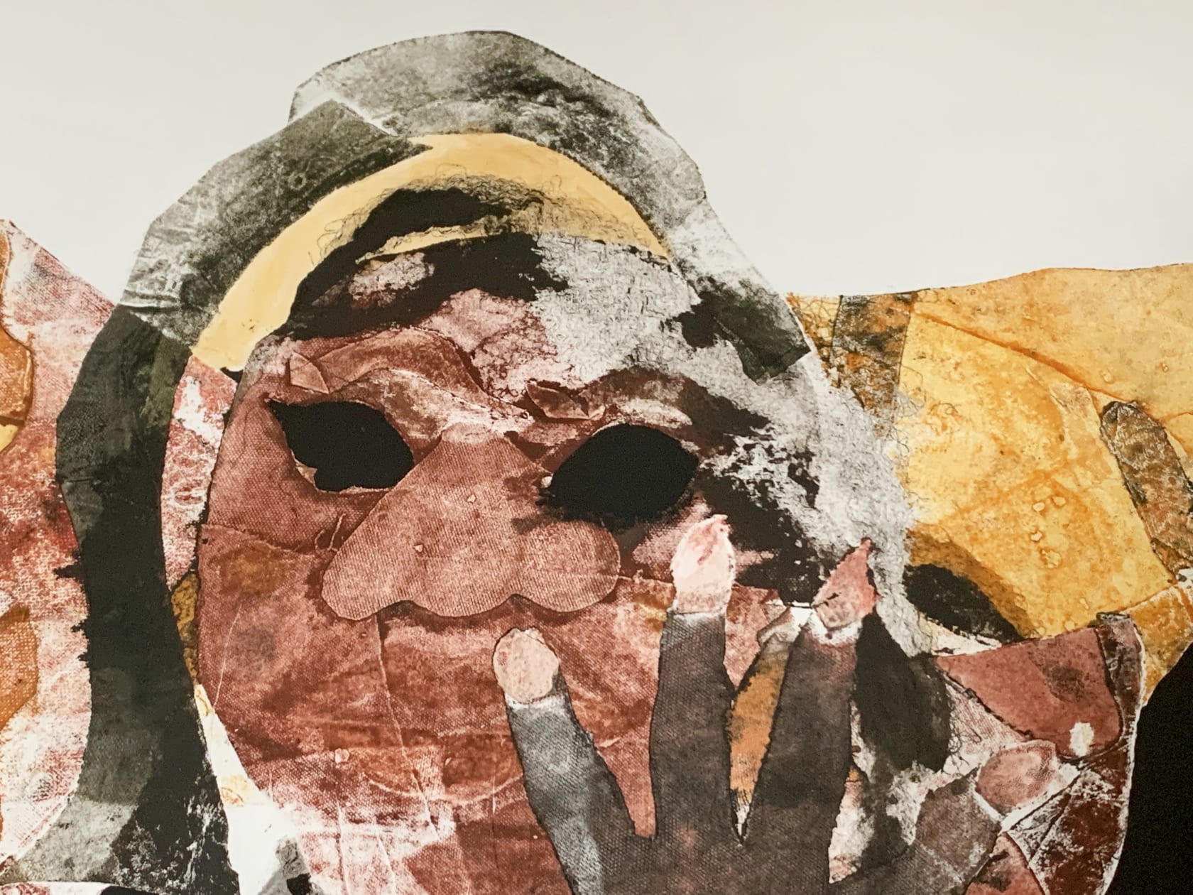 Tschabalala Self In Touch2014 Oil on paper 61 x 76.2 cm 24 x 30 in