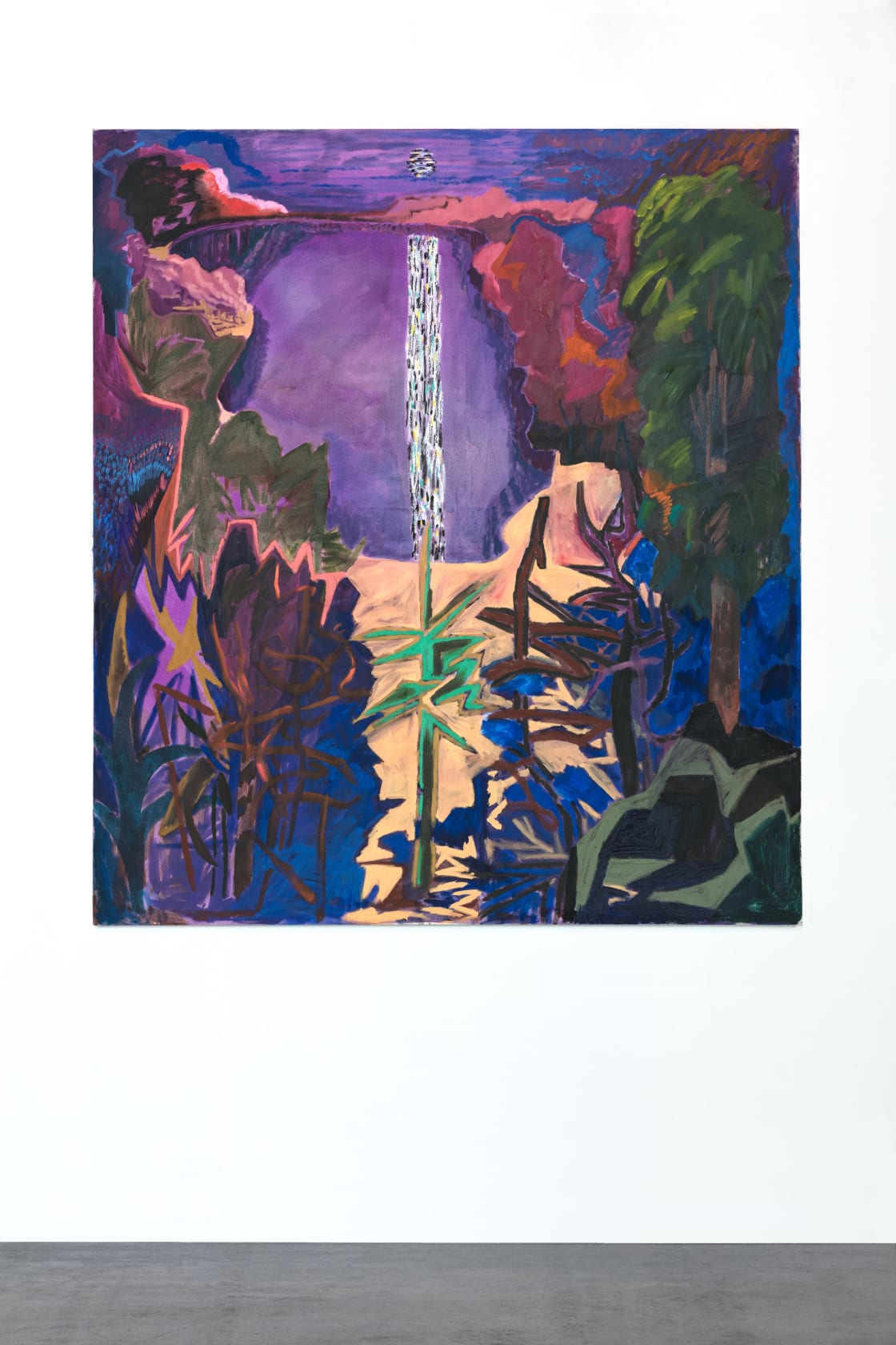 Shara Hughes Your Hidden Thorns2019 Oil, acrylic can dye on canvas 172.7 x 152.4 x 4.4 cm 68 x 60...