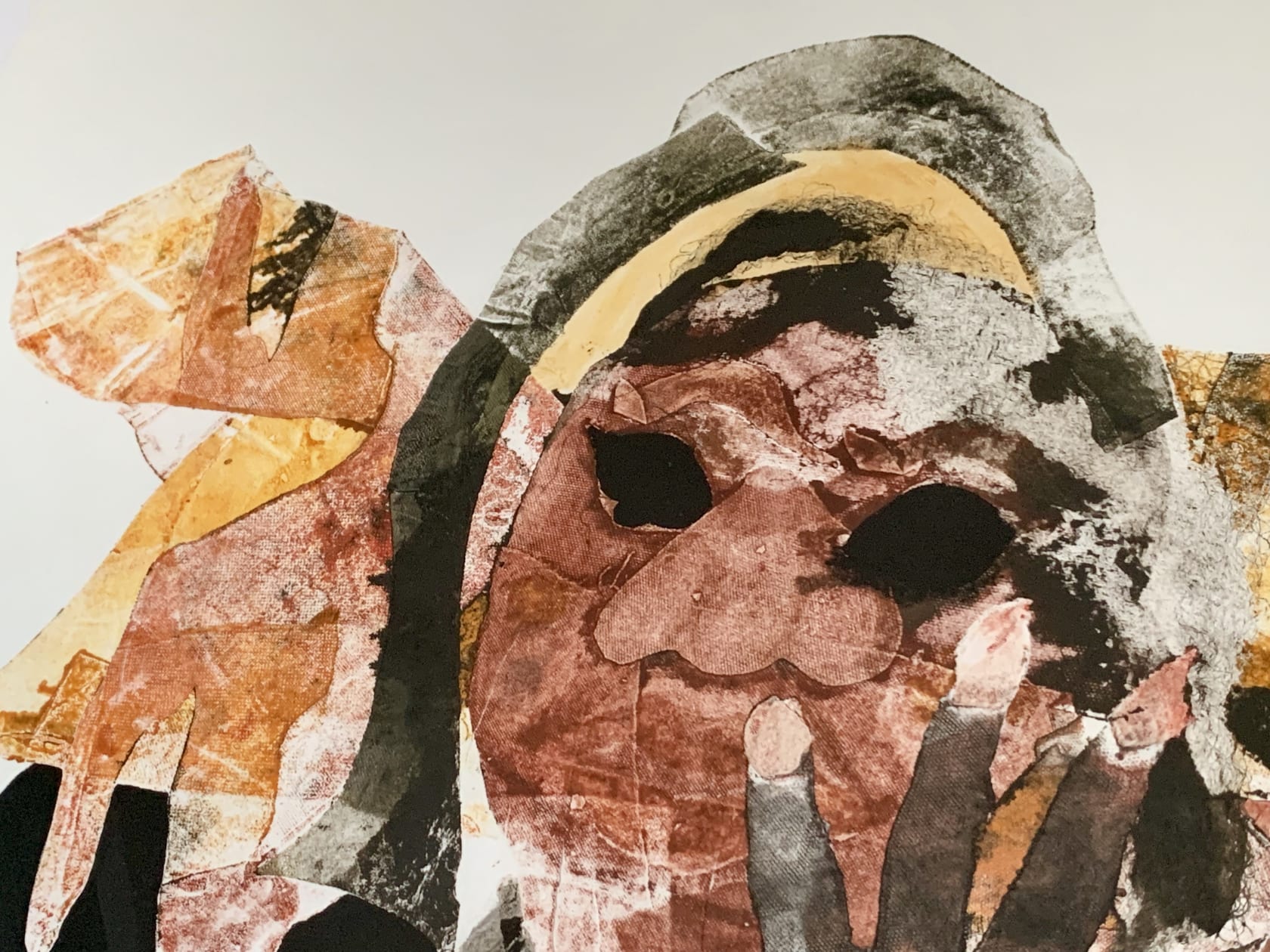 Tschabalala Self In Touch2014 Oil on paper 61 x 76.2 cm 24 x 30 in