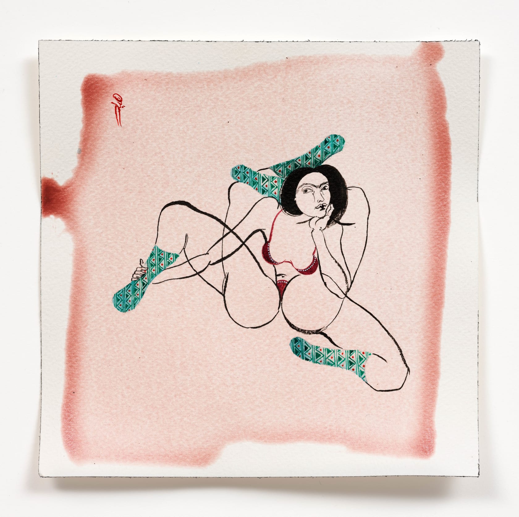 Hayv Kahraman, Antibody drawing 1, 2021