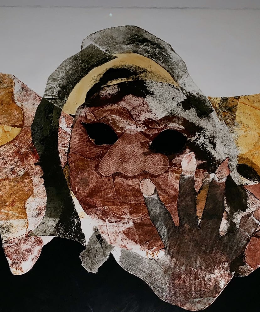 Tschabalala Self In Touch2014 Oil on paper 61 x 76.2 cm 24 x 30 in
