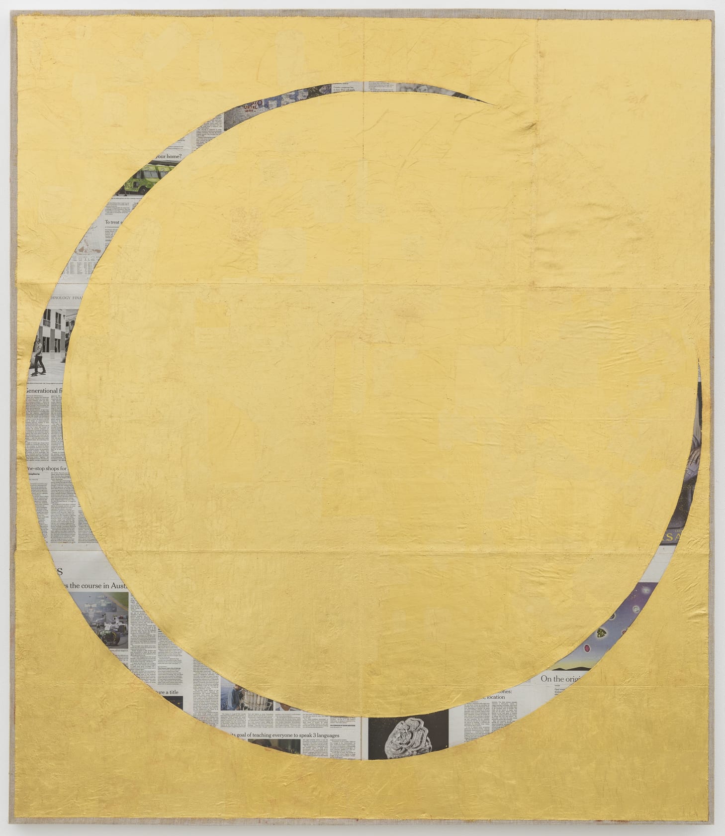 Rirkrit Tiravanija, untitled 2017 (eclipse of the soul) (International New York Times, Monday, March 17, 2014), 2017