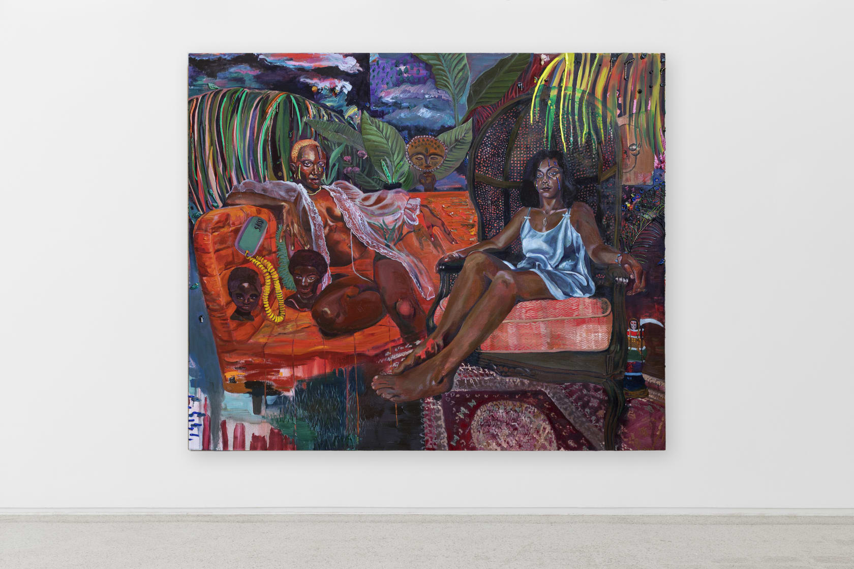 Gisela McDaniel, Complex Faces, 2020