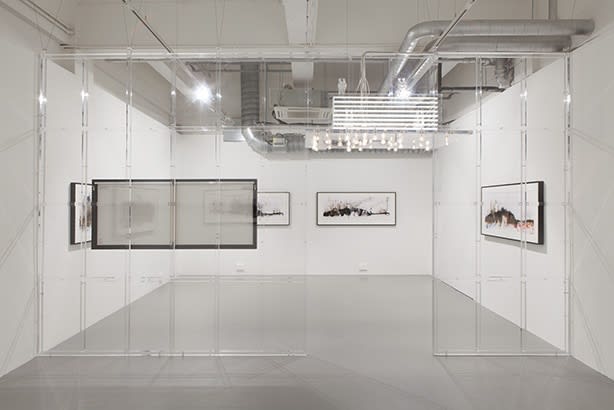 Philippe Parreno In The Shadow Of No Tower2014 Plexiglass, Silkscreen, with black and coloured inks Wall 280 x 326 x...