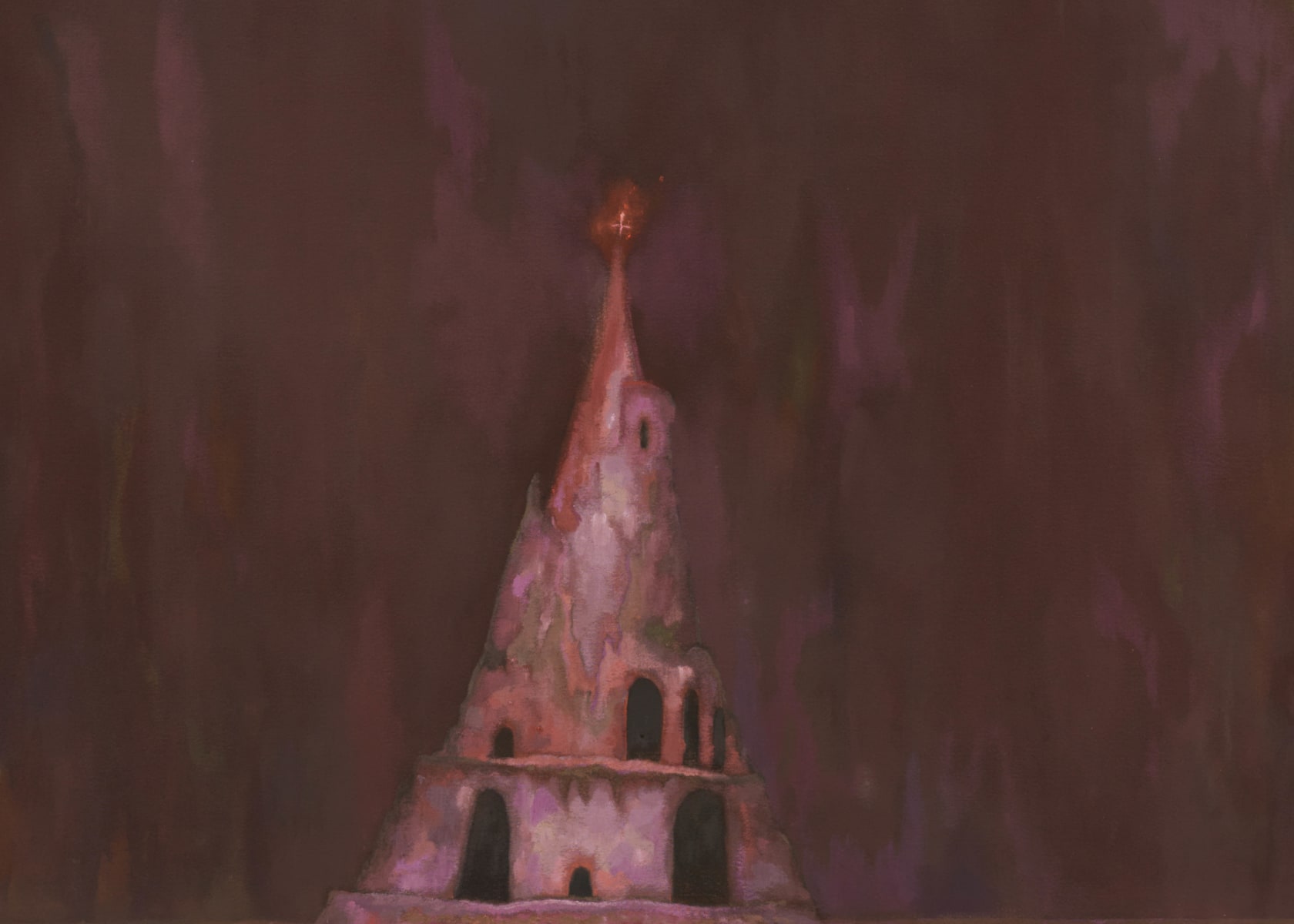 Sedrick Chisom, The Occidental Tower The Capitol Citadel of The Alt-Rightland was Naturally Situated Over a Lake of Fire, 2021