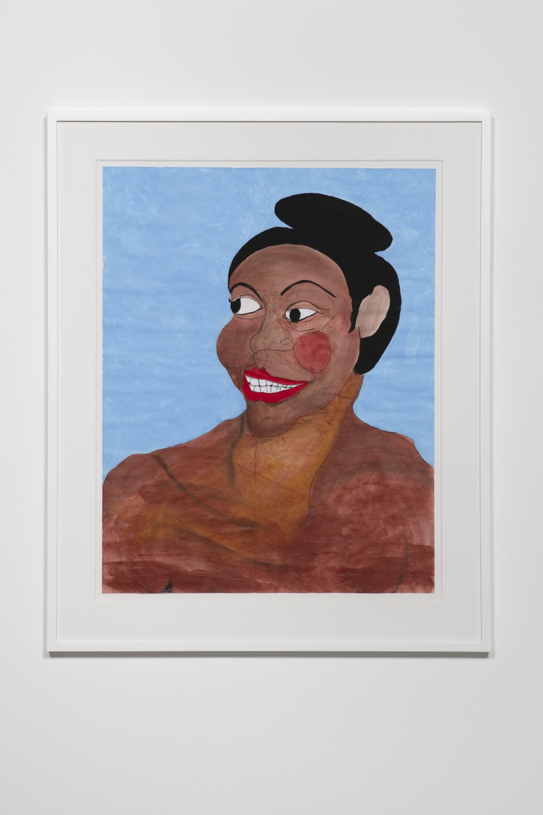 Tschabalala Self, Black Joy 6 - With Yellow Bone, Black Joy 7 - Bun on Top, 2019