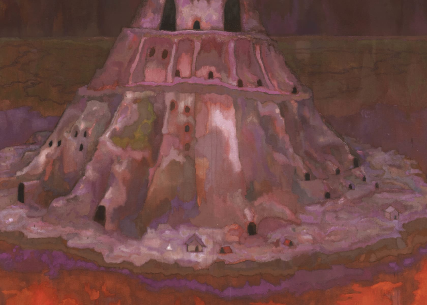 Sedrick Chisom, The Occidental Tower The Capitol Citadel of The Alt-Rightland was Naturally Situated Over a Lake of Fire, 2021