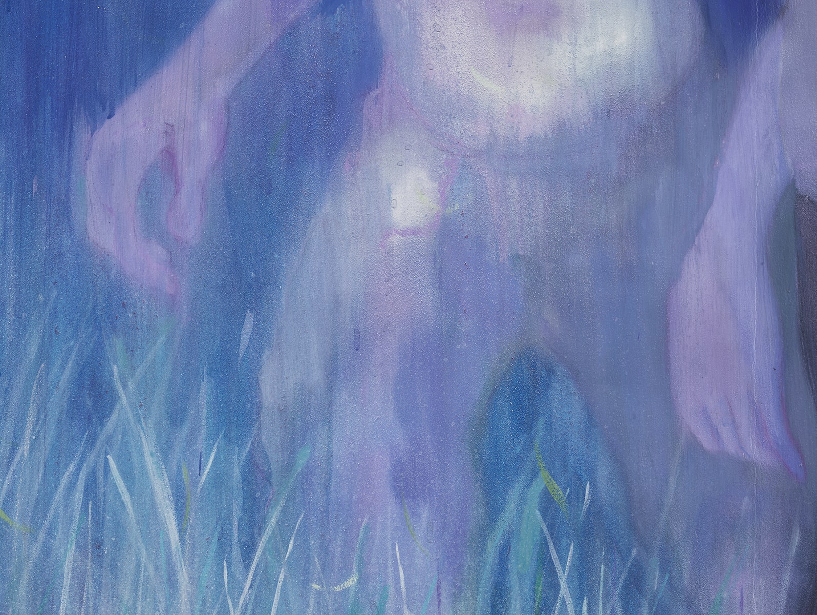Sedrick Chisom The Kemetopians2020 Oil, acrylic, spray paint, and watercolor pencil on tiled sheets of paper glued to canvas Unframed:...