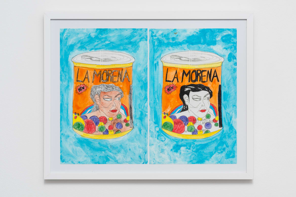 Tschabalala Self, La Morena Diptych 1, 2017