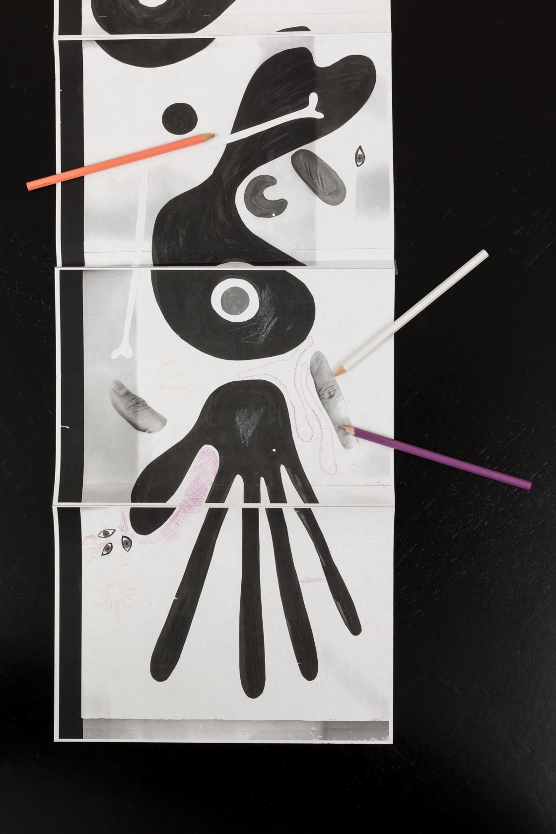 Jonathan Baldock, I'll Be Your Mirror, Reflect What You Are (3) (Form Seated as Artist Photocopier), 2015