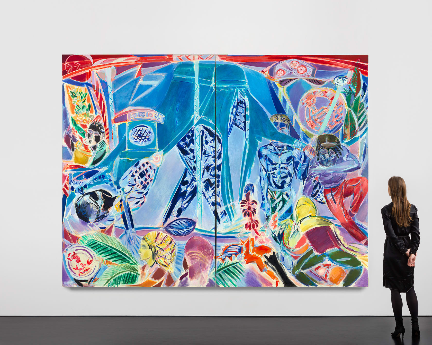 Denzil Forrester, Blue Tent, 1984