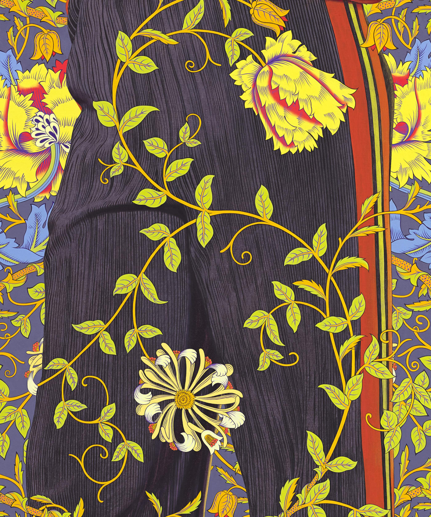 Kehinde Wiley, Portrait of Savannah Essah, 2020