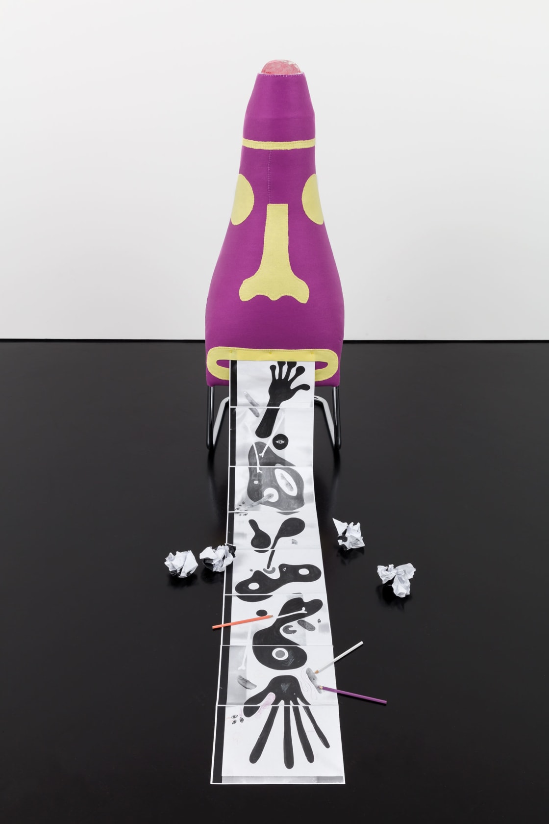 Jonathan Baldock, I'll Be Your Mirror, Reflect What You Are (3) (Form Seated as Artist Photocopier), 2015