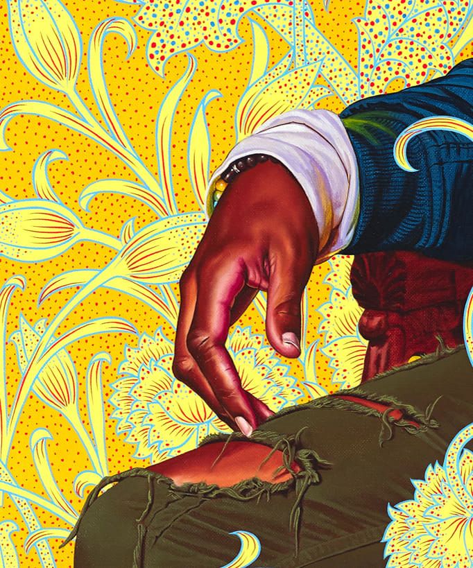 Kehinde Wiley, Portrait of Melissa Thompson, 2020