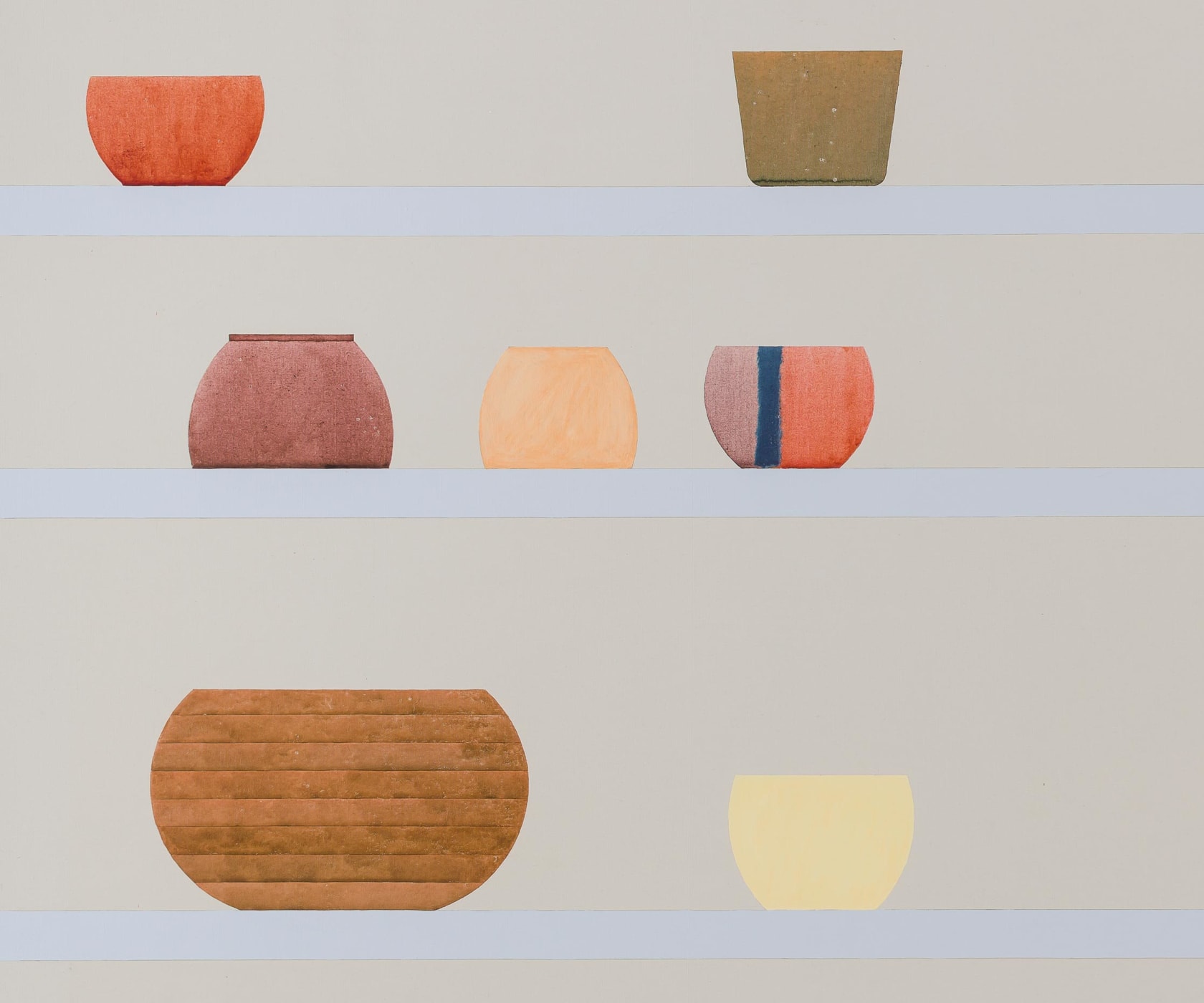 Ed Baynard Bowl Painting I, 1976