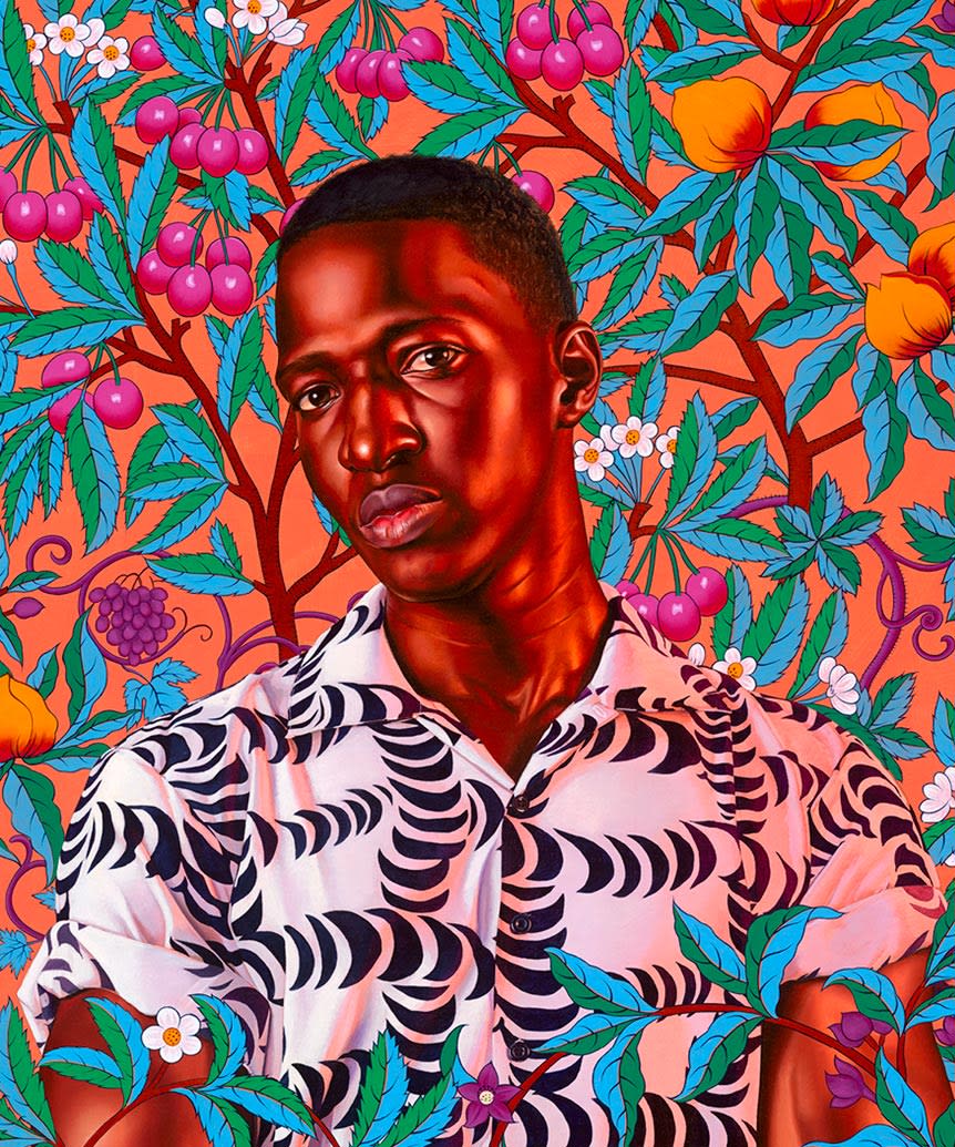 Kehinde Wiley, Portrait of Yapsa Ndiaye Ndao, 2020
