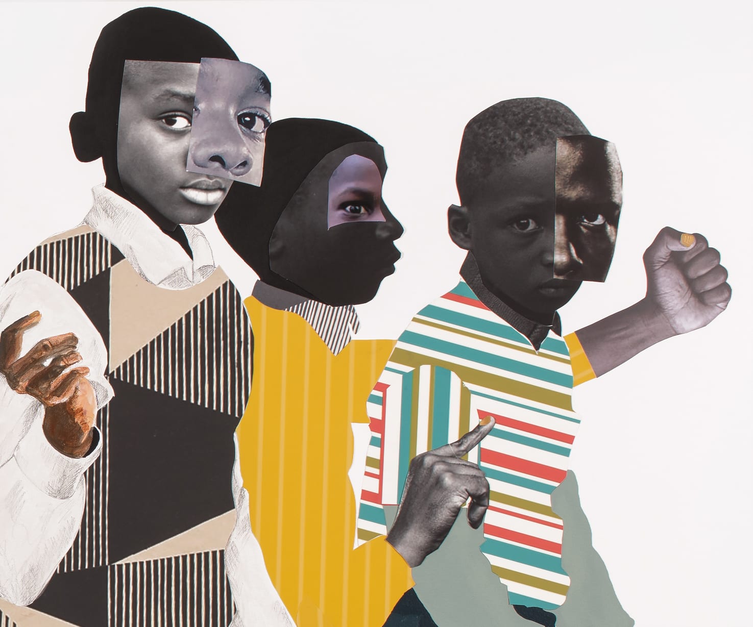 Deborah Roberts When you see me, 2019