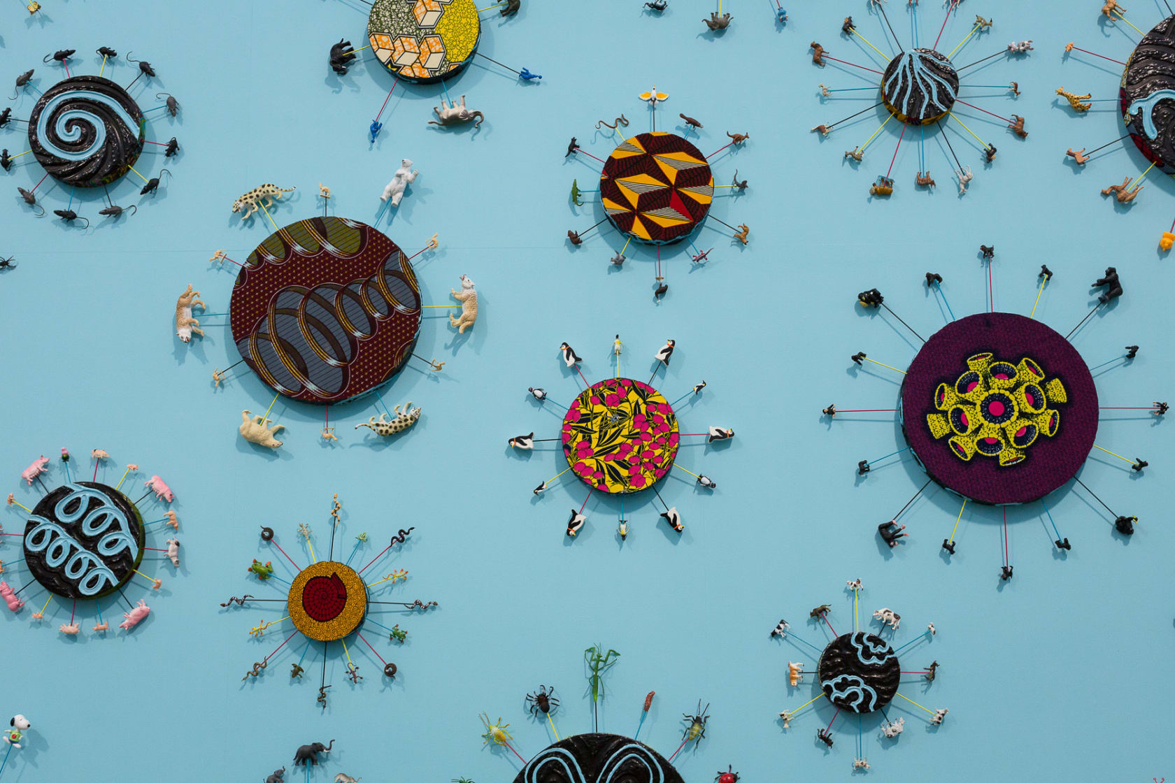 Yinka Shonibare CBE Eden Painting, 2013