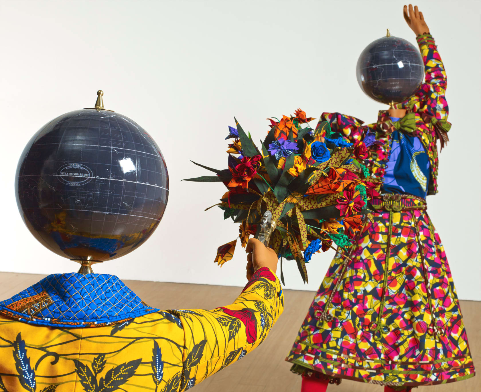 Yinka Shonibare CBE, Flower Power Kids (Dueling), 2014