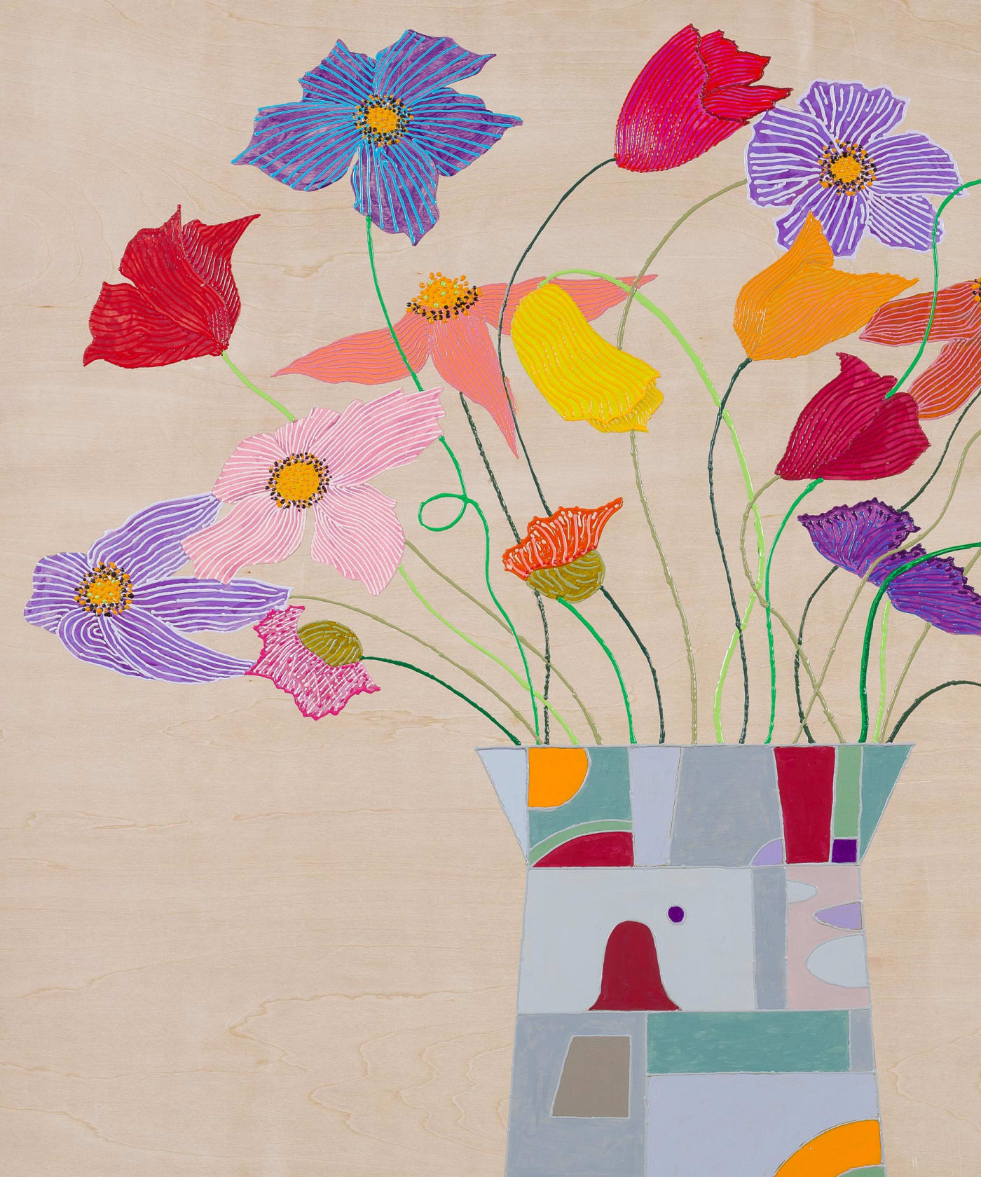 Ed Baynard Dancing Poppies, 2011