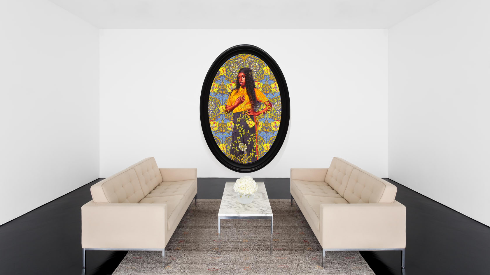 Kehinde Wiley, Portrait of Savannah Essah, 2020