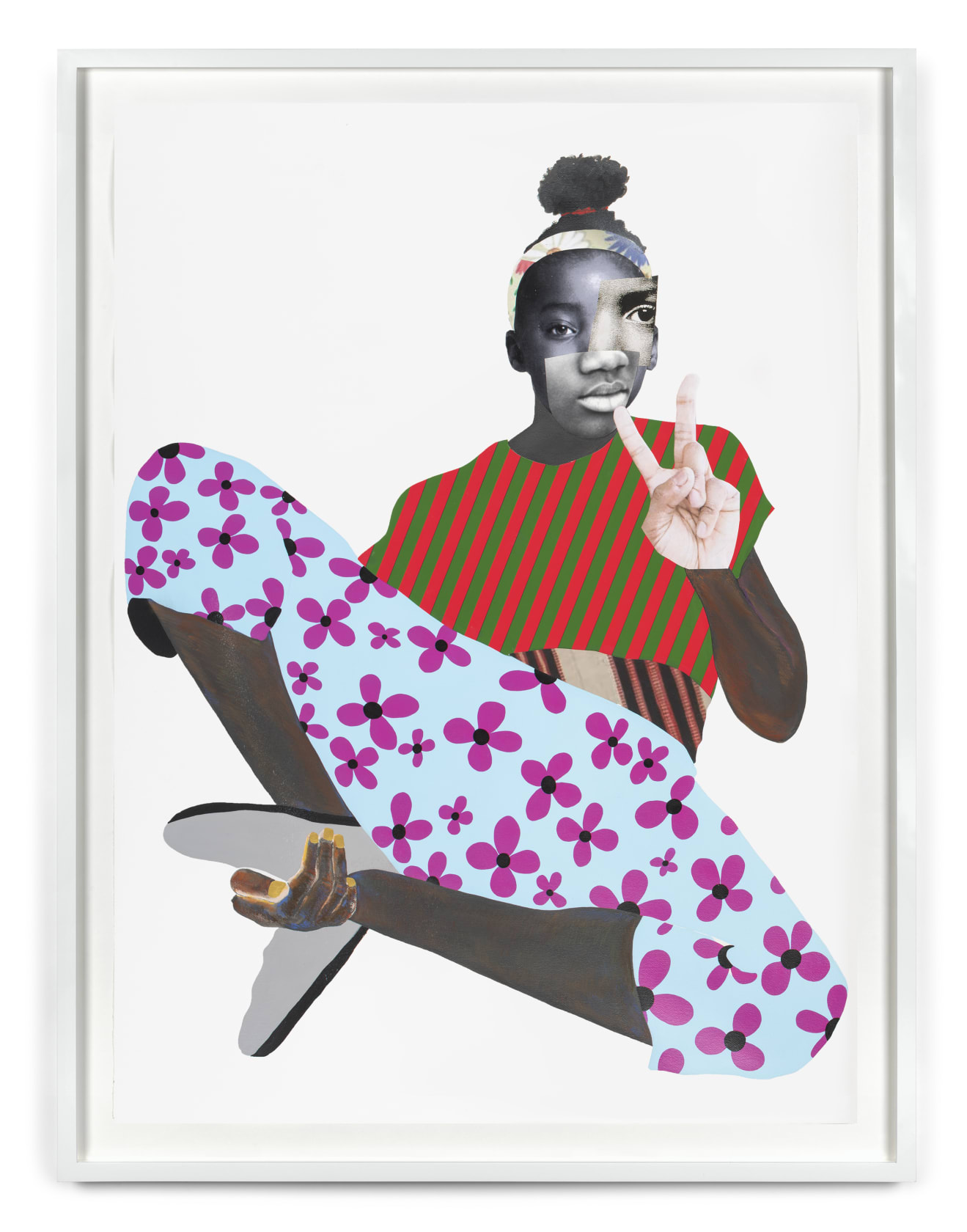 Deborah Roberts The liberator, 2021