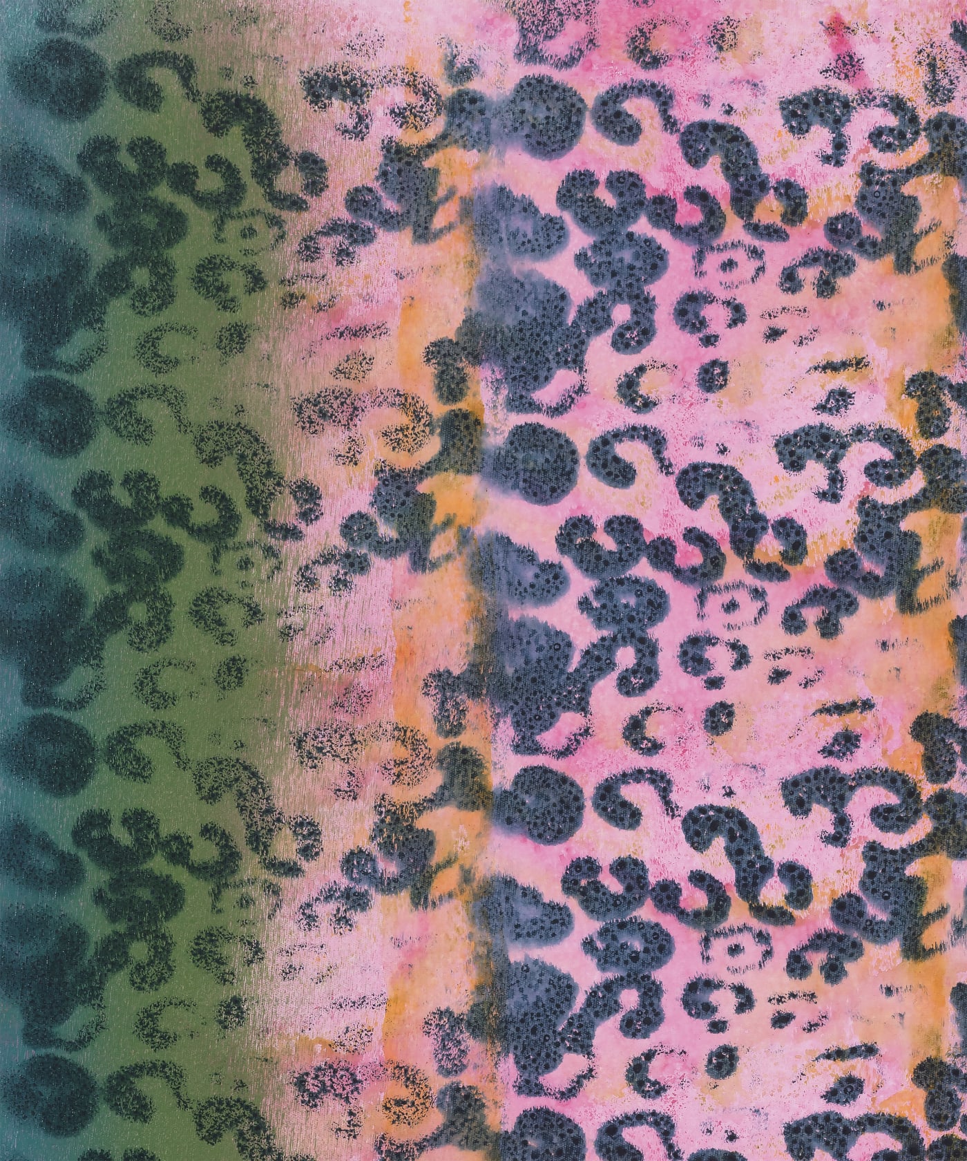 Luiz Zerbini, Small rectangular slice of pattern 4, 2020
