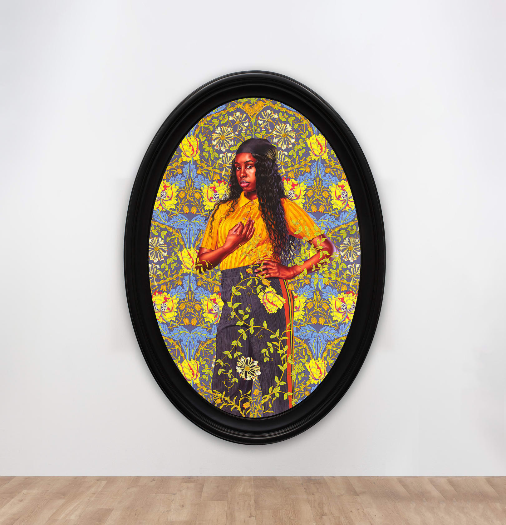 Kehinde Wiley, Portrait of Savannah Essah, 2020