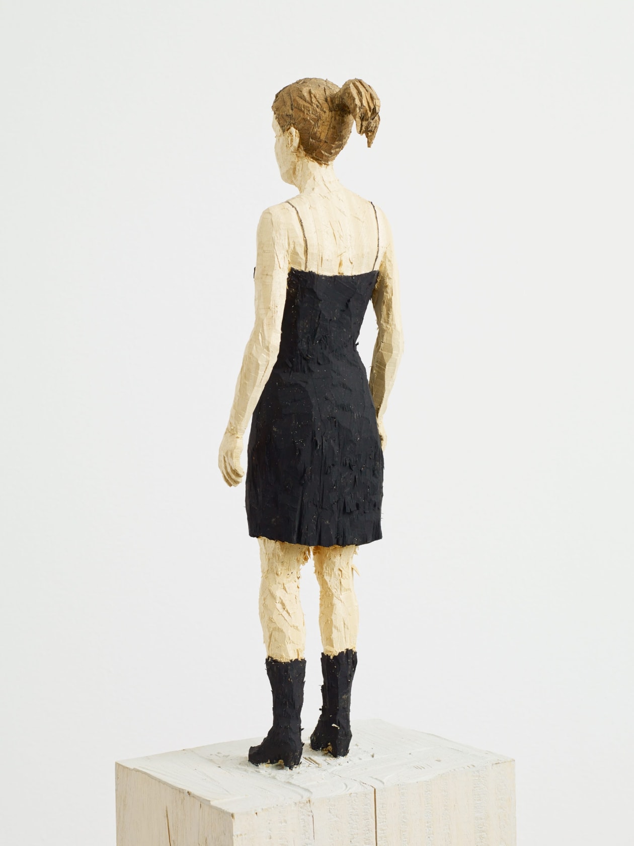 Stephan Balkenhol, Woman in Black Dress, 2014